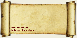 Trnjina Rosić vizit kartica